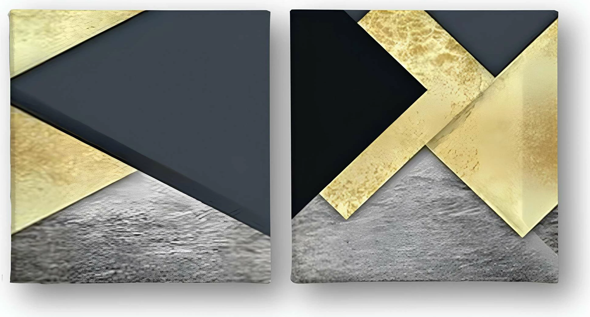 Pikturë dekorative në kanavacë (2 copë), Wallity, ASR_CNV2-11, 40x40