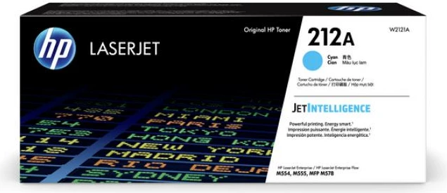 Toner, HP, 212A (W2121A), rendiment 4500 faqe, Cyan