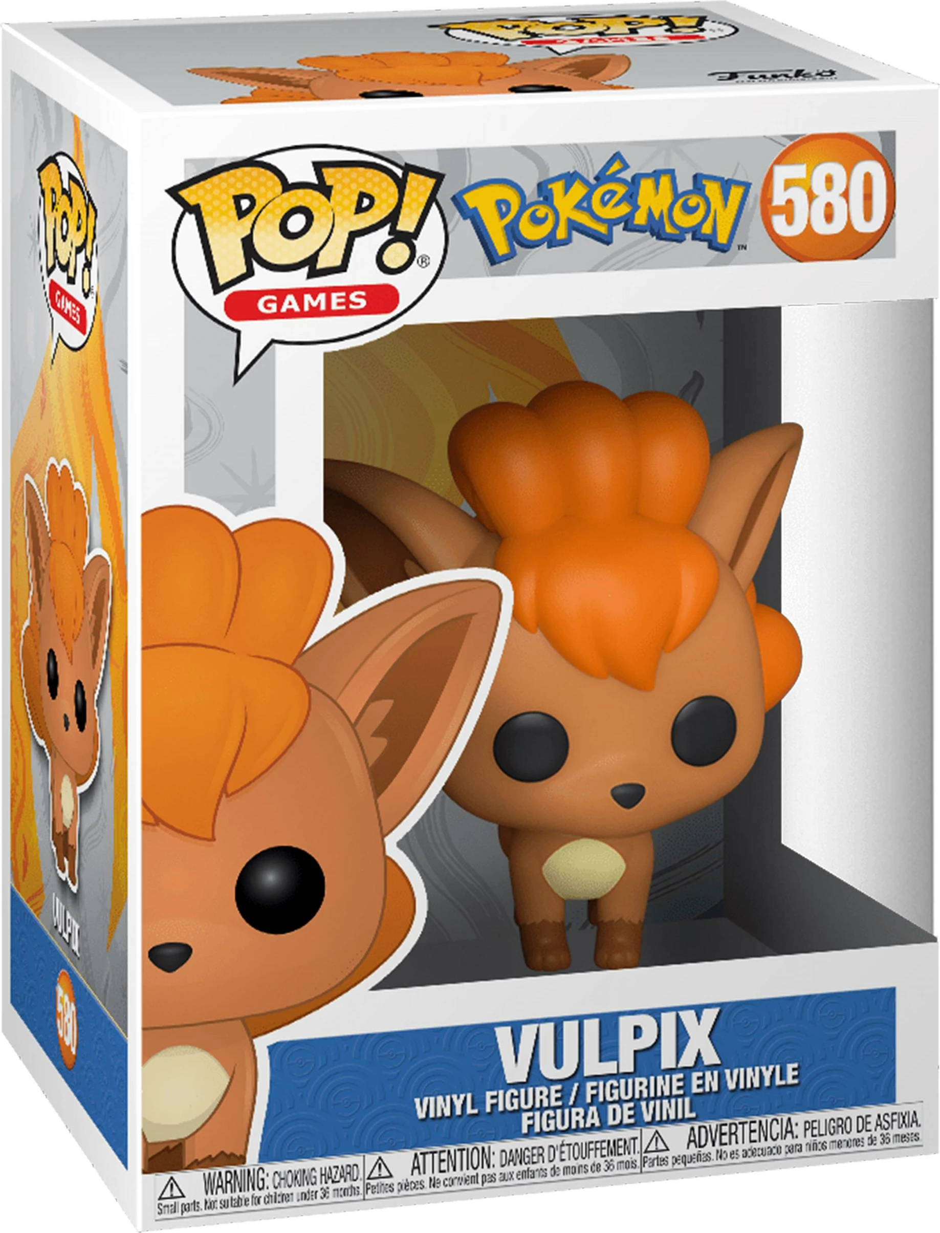 Figurinë koleksionuese Funko Pop Games Pokémon Vulpix (EMEA), portokalli