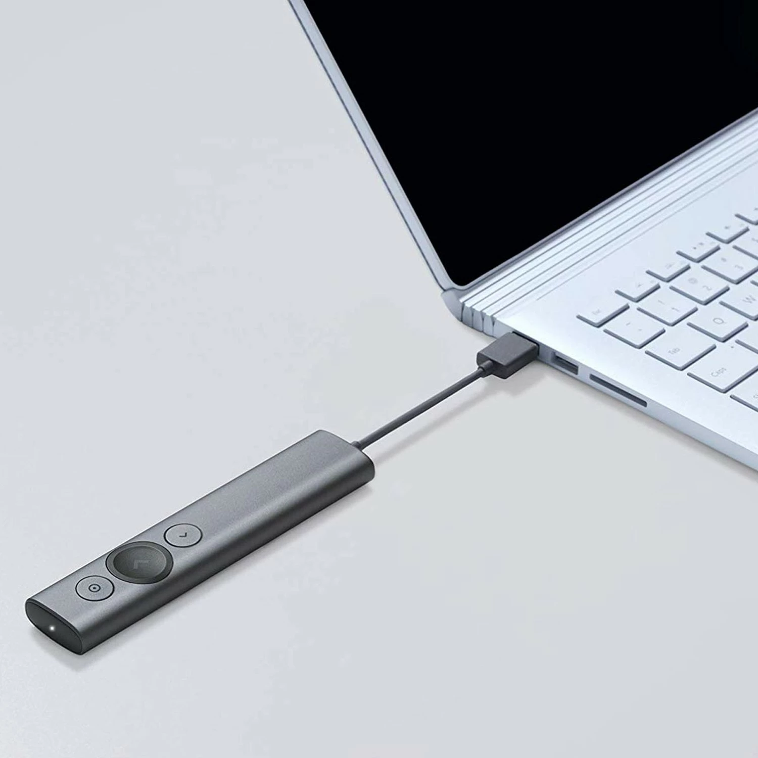 Telekomandë prezantimi Logitech Spotlight, Bluetooth/RF, USB, 30 m, Gri