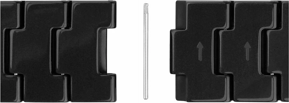 Rrip Smartwatch Fixed Resin Strap Quick Release 18mm, i zi carbon