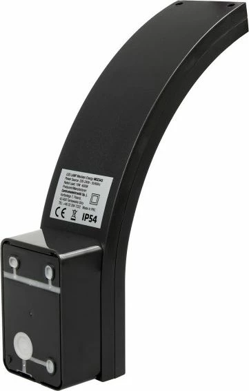 Aplikë muri LED Maclean MCE343 10W 800 lm IP54 4000K, e zezë