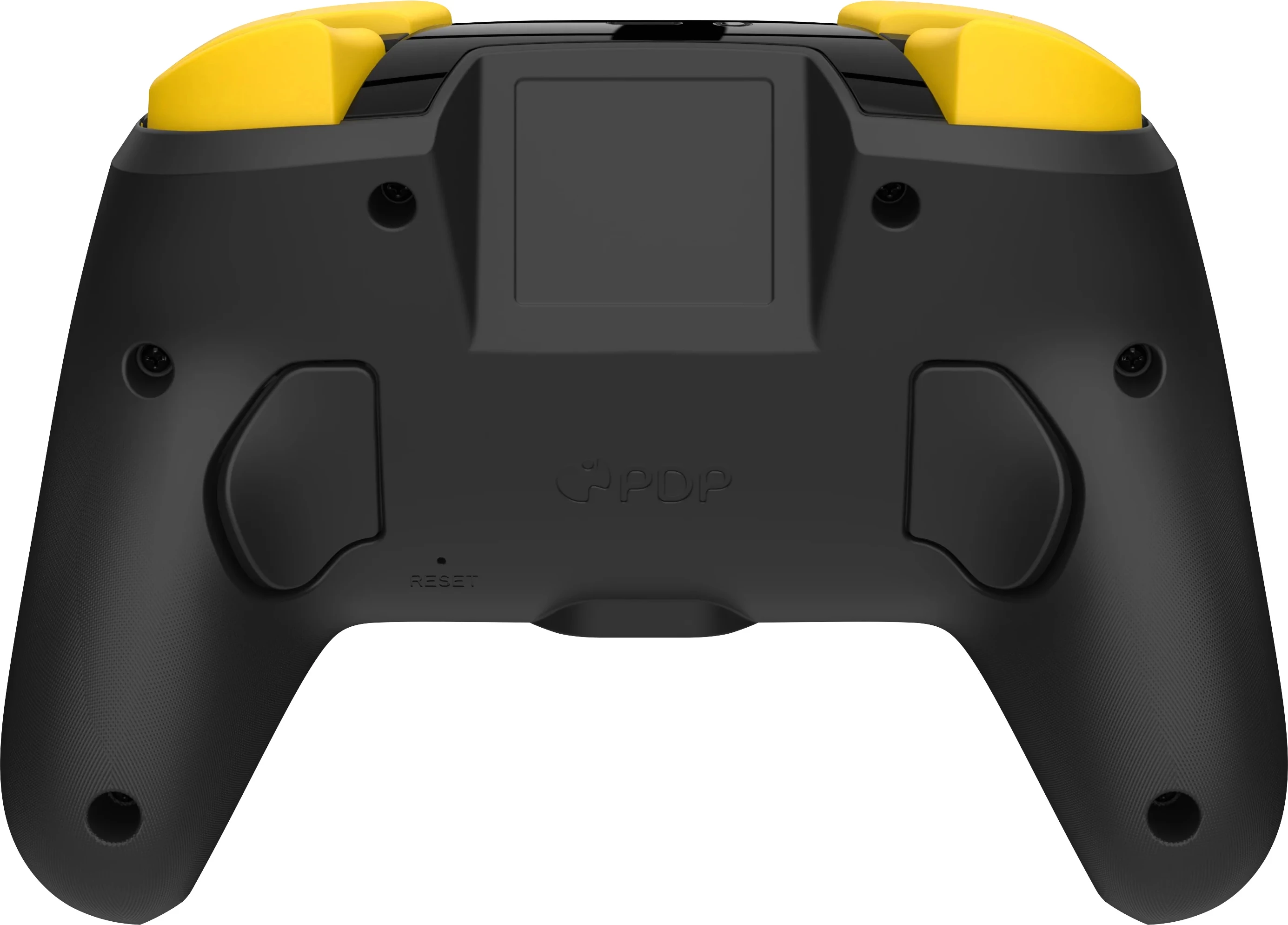Kontroller pa tela PDP REMATCH GLOW Super Star për Nintendo Switch, bateri 40 orë, butona mbrapa të programueshëm, glow-in-the-dark, i zi/verdhe