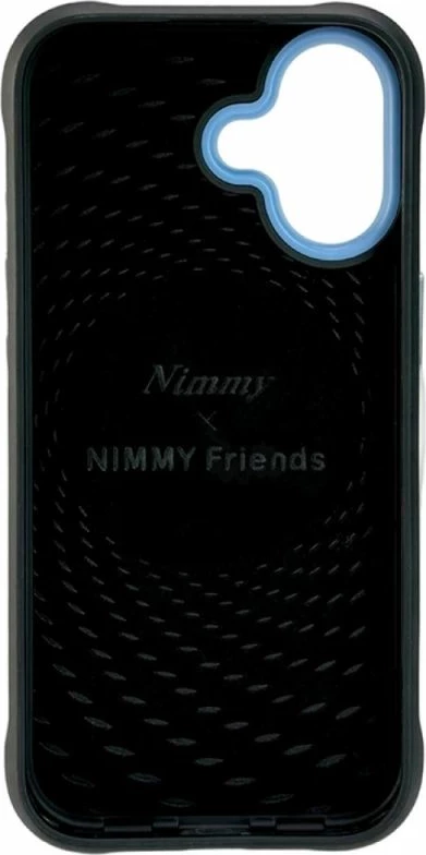 Kapak telefoni Nimmy Cool&Cute 2.0 Wolf për iPhone 17, i zi