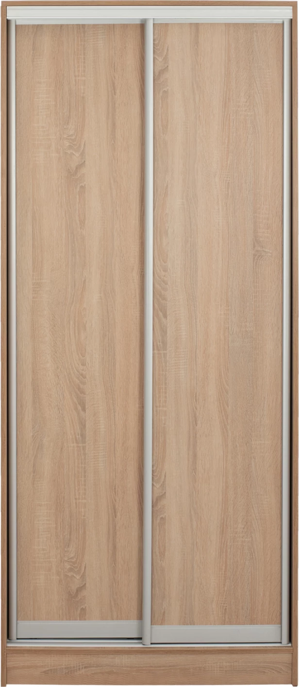 Dollap me dy dyer, ngjyrë lisi, FH2436.01, 90x45x210 cm