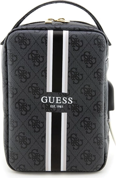 Çantë organizuese Guess 4G Printed Stripes, GUE002710-0, e zezë