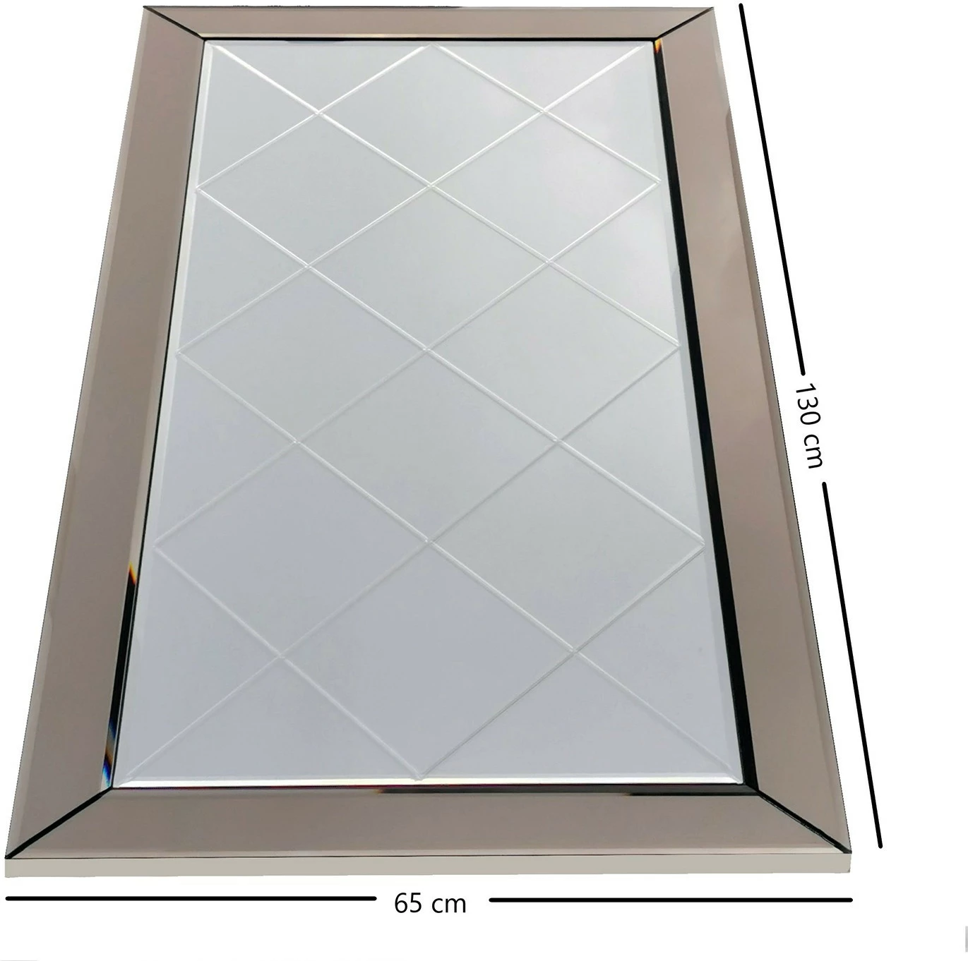 Pasqyrë Hanah Home, bronzie, A330D, 65x130cm