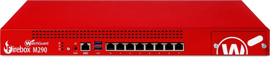 Firewall WatchGuard Firebox M290, 3 vite Basic Security Suite, i kuq