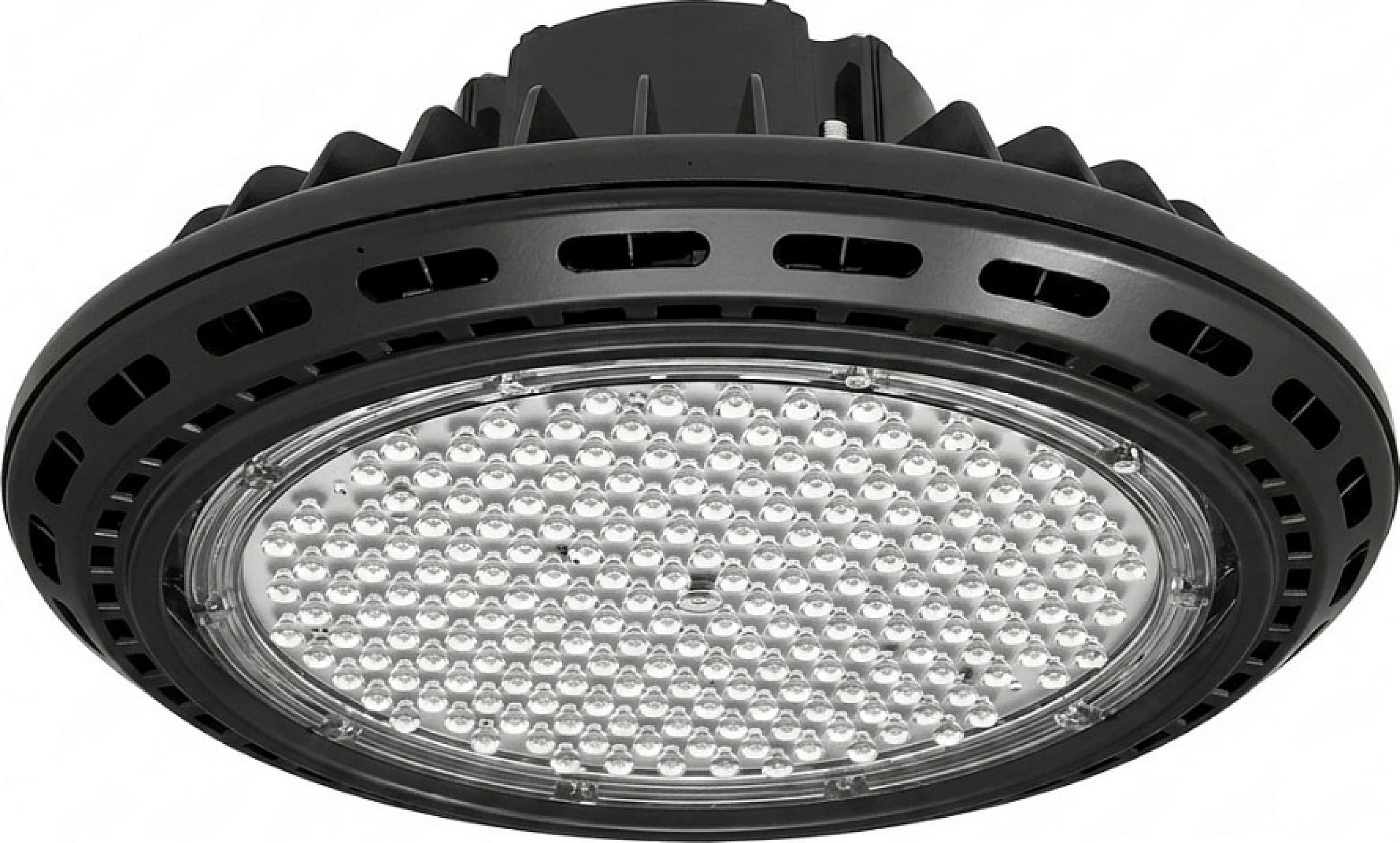 Spot LED Synergy21 UFO Size S, me mbajtëse muri (bërryl i shkurt), e zezë
