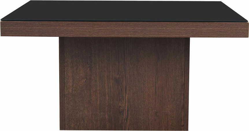 Tavolinë kafeje Nuez, ngjyrë arre e zezë, 79x79x40cm