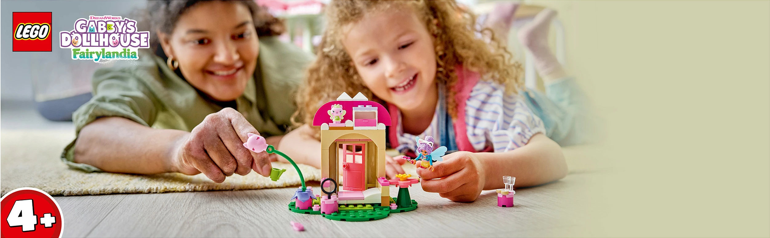 Set ndërtimi LEGO Gabby’s Dollhouse 11212 Kitty Fairy’s Garden House, 103 copë, 4+, shumëngjyrësh