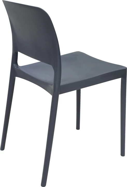 Karrige Fenxy, polipropilen, ngjyrë e zezë, 38x42x77cm