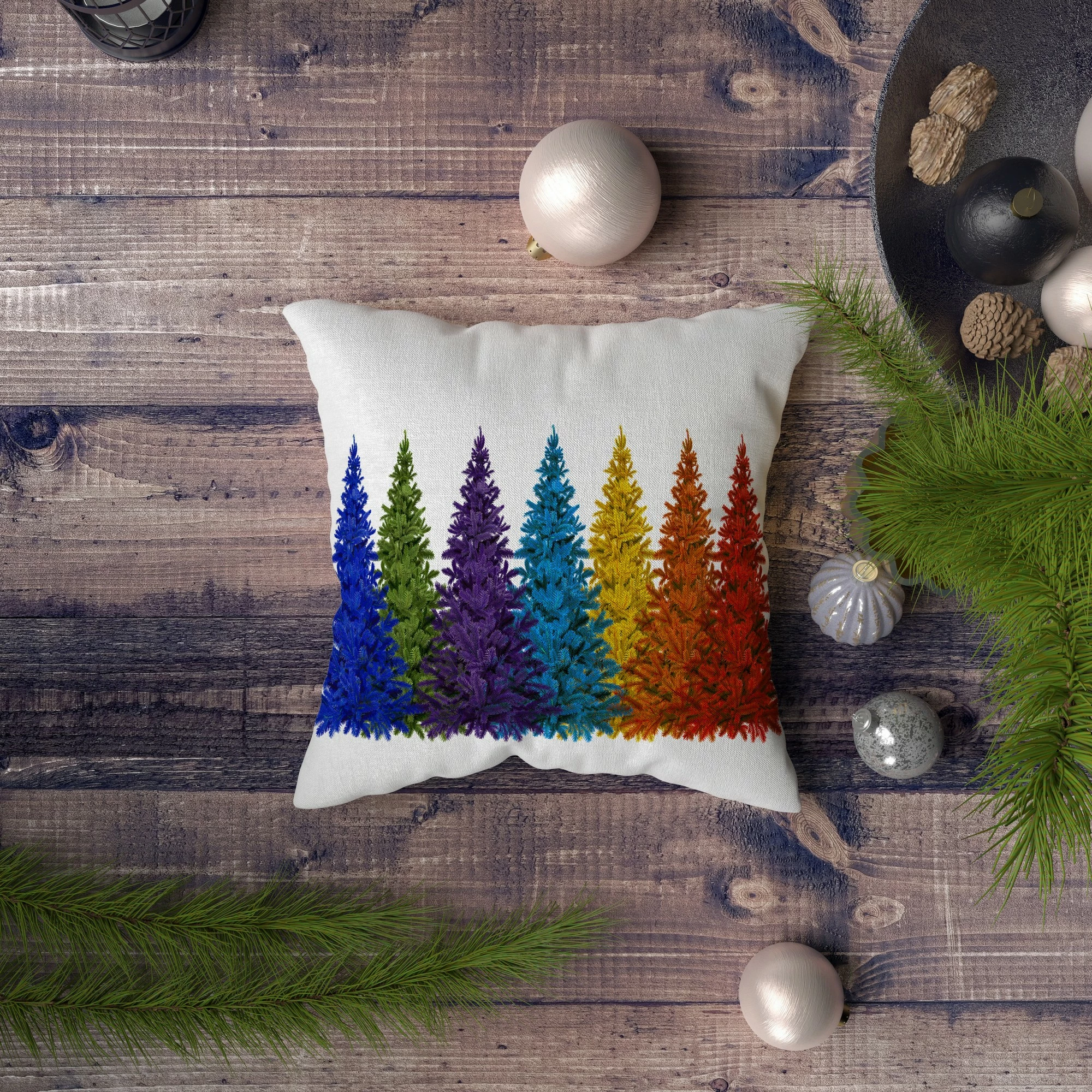 Jastëk Aberto Design, NYXMAS046, shumëngjyrësh, 43x43cm