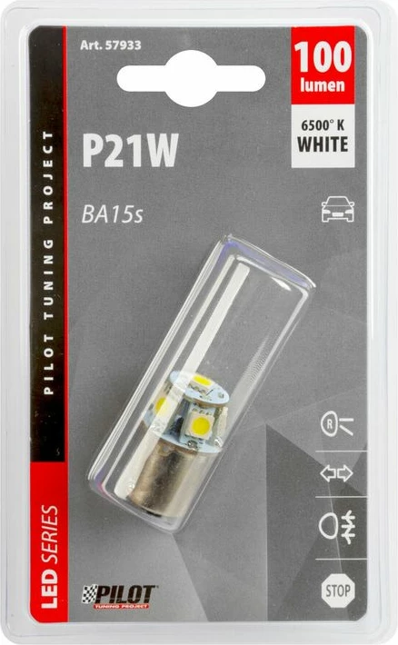 Lampa Led-hyper 12v 18-6smd Ba15s Blister