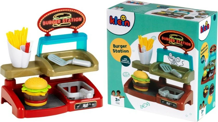 Set lodrash Burger Shop Klein 7336, plastikë, shumëngjyrëshe