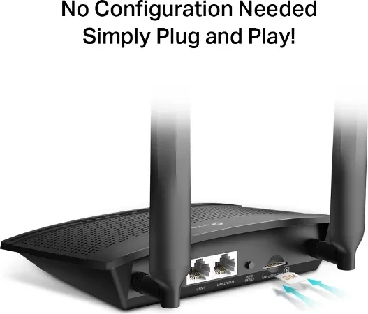 Router TP-Link Archer MR100, 2.4GHz, 2x RJ45 100Mb/s, i zi