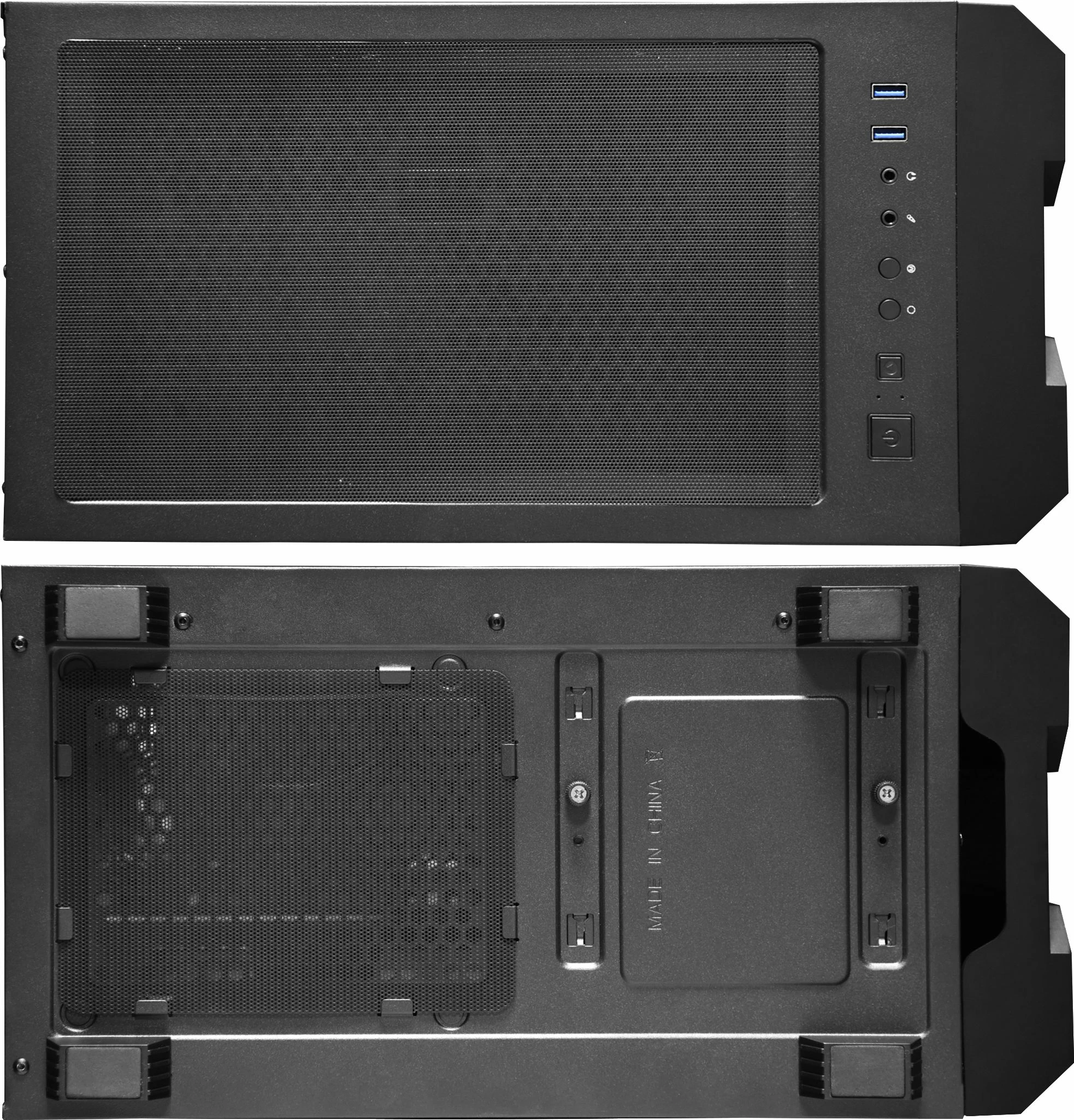 Kasë Chieftec Hunter GS-01B-OP Midi Tower ATX, A-RGB, pa furnizues rryme, e zezë