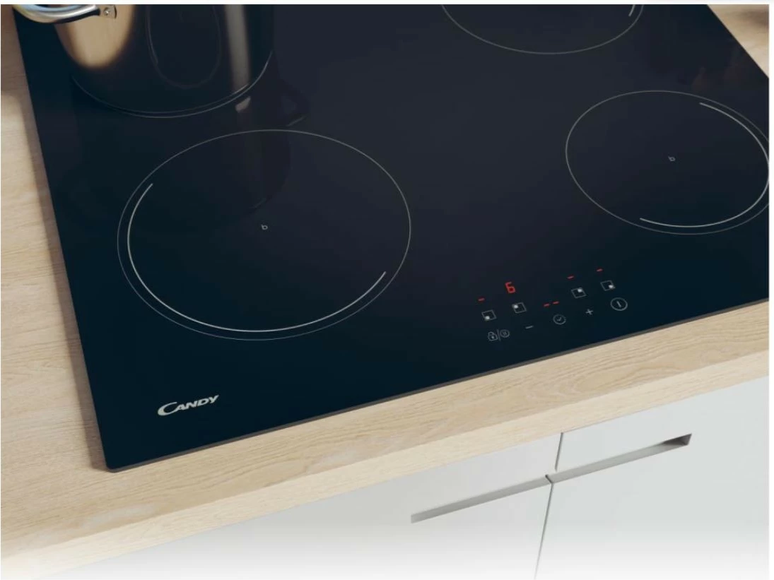 Pllakë induksioni Candy CI642CBB/1, 4 zona, kontroll me prekje, e zezë