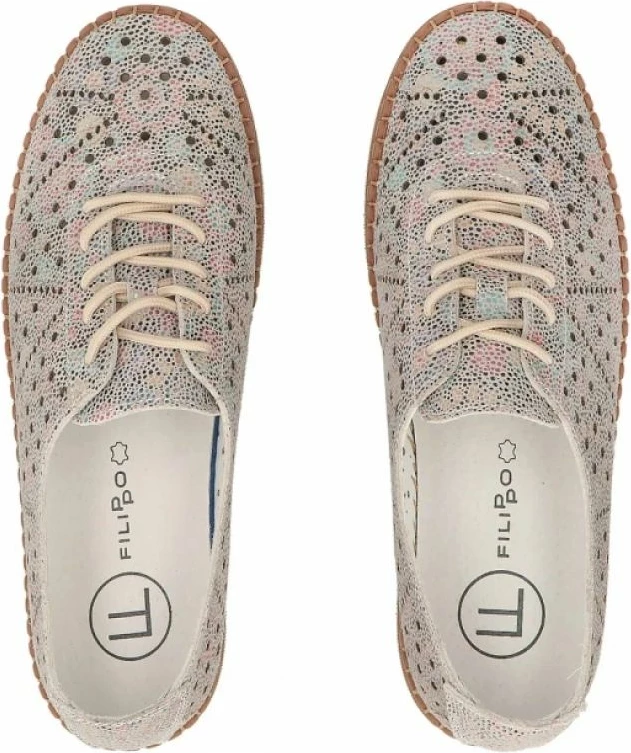 Këpucë lëkure për femra Filippo DP6830, shumëngjyrëshe