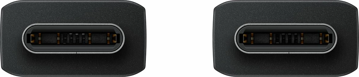 Kabllo Samsung USB-C në USB-C EP-DX510JBEGEU, 1.8m, 5A, E zezë