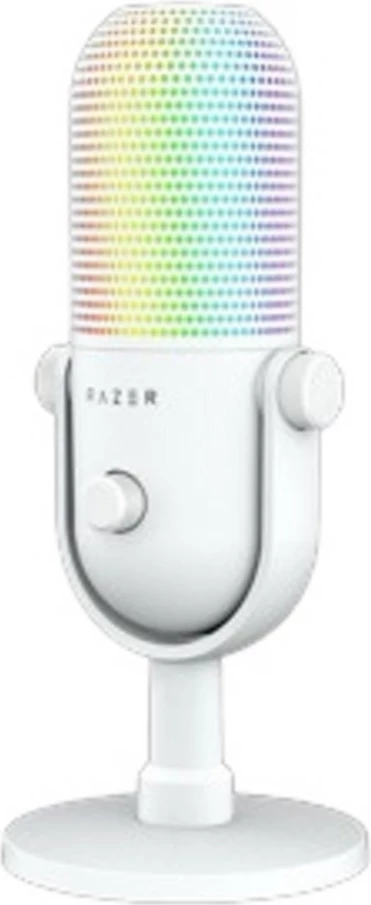 Mikrofon, Razer Seiren V3 Chroma, RZ19-05060200-R3M1, me ndriçim RGB, madhësi standarde, i bardhë