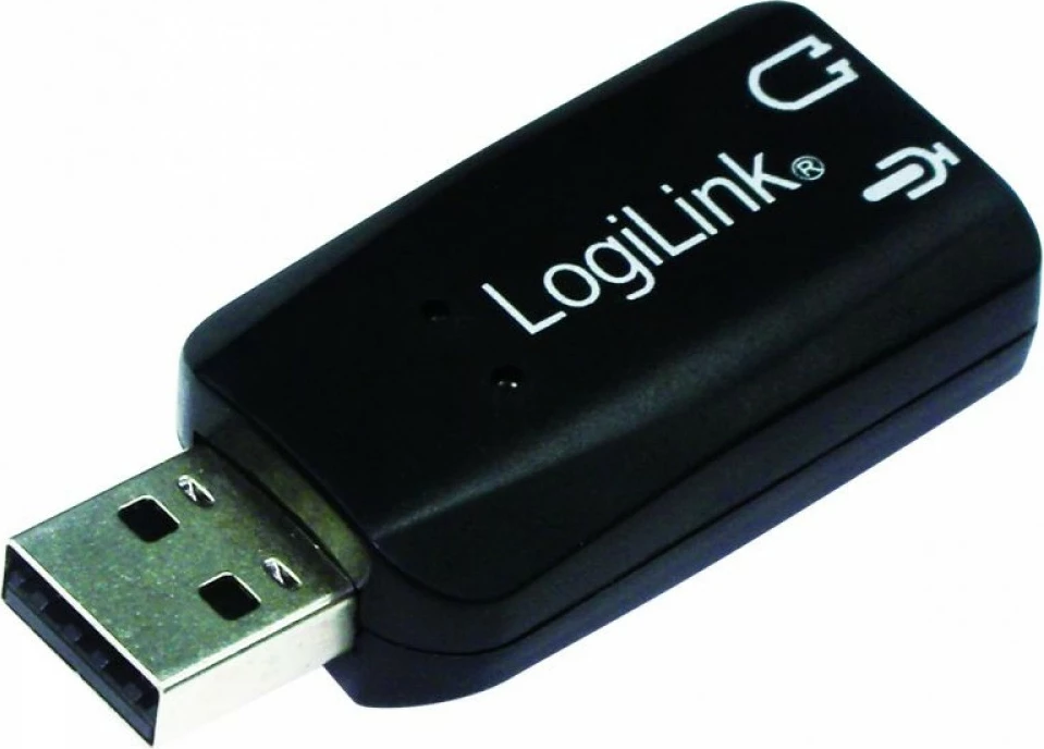 LOGILINK adaptor prej USB ne audio AUX dalje 5.1 VIRTUAL 3D SOUNEFFEKT