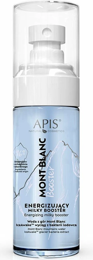 Spray mist për fytyrë APIS Mont Blanc Energizing Milky Booster për femra 100ml