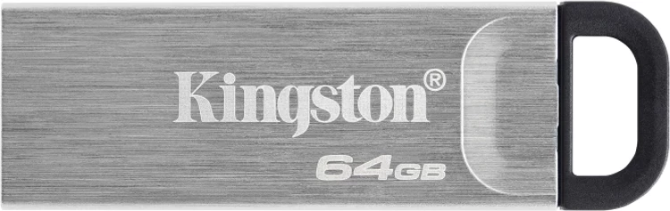 USB Kingston DataTraveler Kyson, - 64GB, e argjendtë