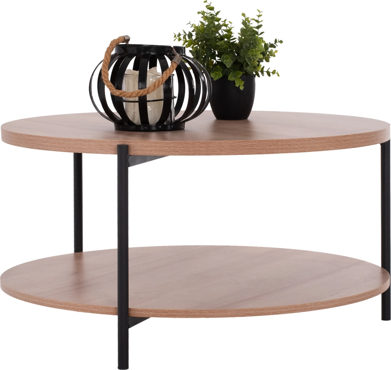 Tavolinë dhomë ndenje MATTEO 2 nivele rrethore FH8753.11 Φ75x40,5Hcm