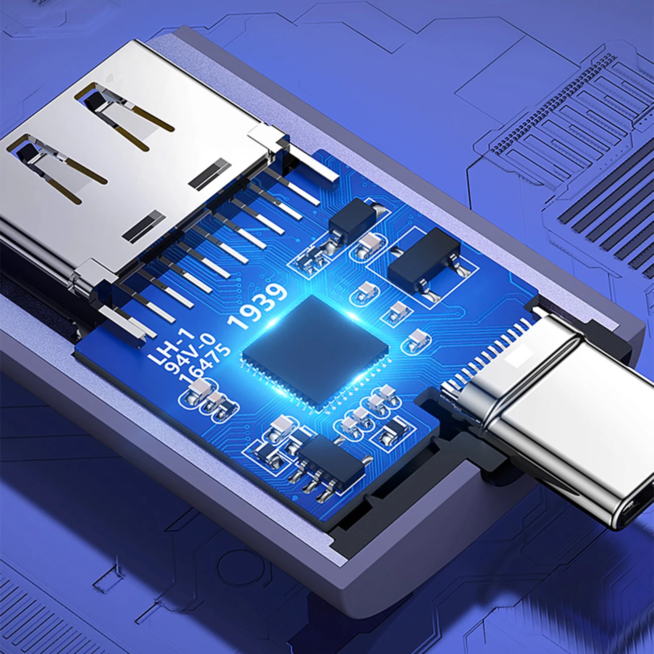 Adapter USB-C në HDMI Ugreen US320, 4K, Gri