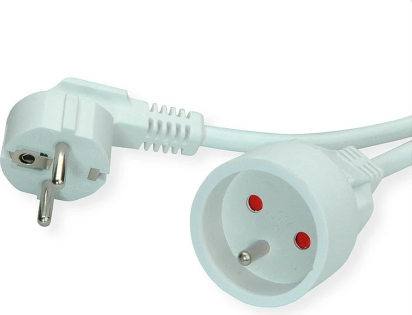 Kabllo zgjatëse rryme VALUE 19.99.1173, 3 m, CEE 7/7, 16A, 230V, e bardhë