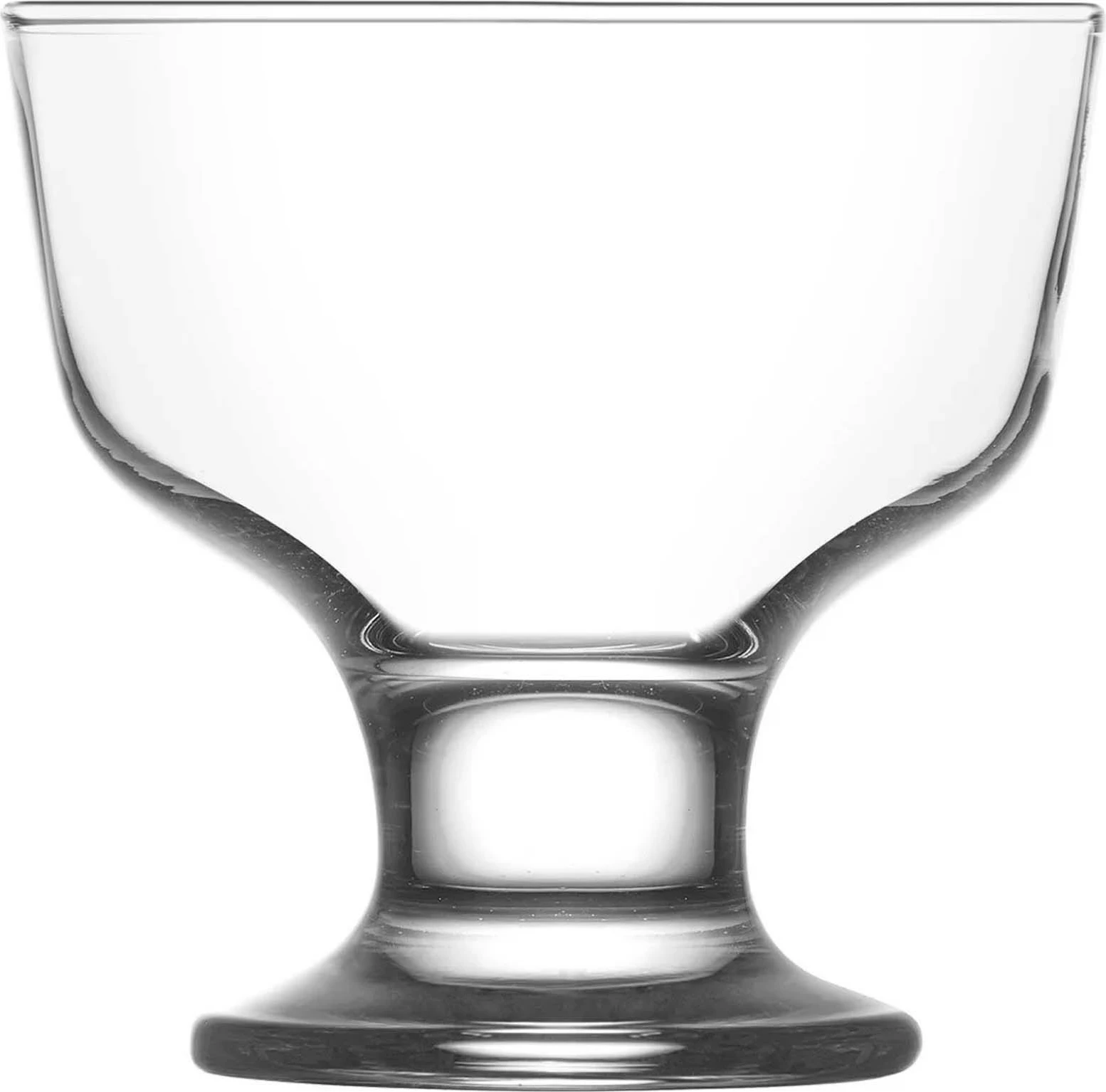 Gotë ëmbëlsire LAV Santiago 285 ml, qelq, transparente, set 12 copë