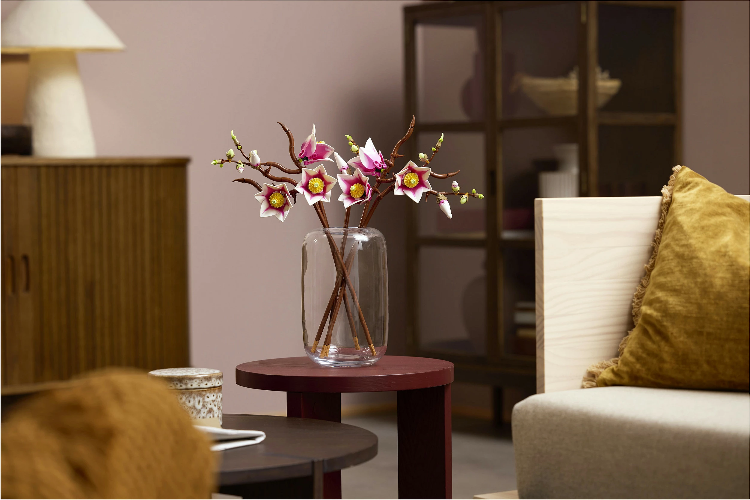 Set ndërtimi LEGO Botanicals Magnolia Branches 11510, 435 copë, 18+, shumëngjyrësh