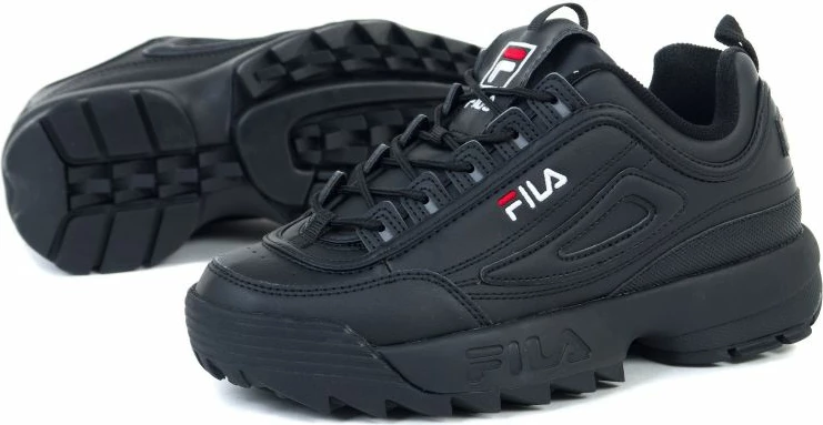 Atlete për femra Fila Disruptor Low, të zeza [Madhësia: 39]