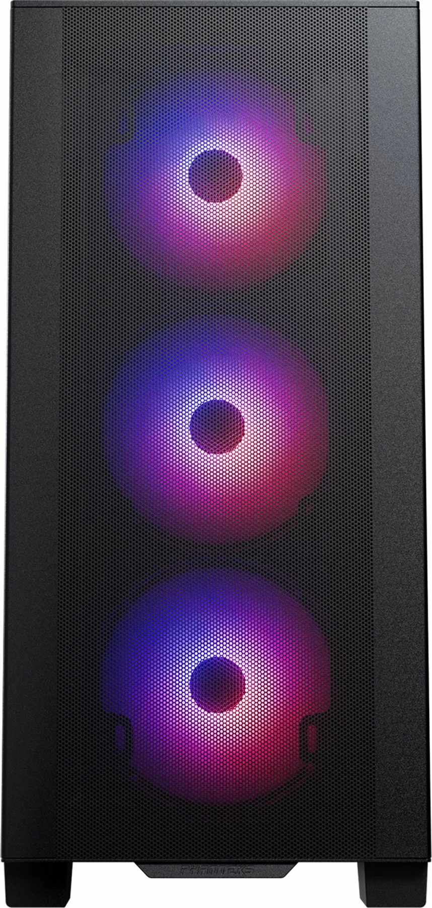 Kasë Phanteks XT Pro Ultra ARGB PH-XT523P1_DBK01, Midi Tower, Tempered Glass, ATX/e-ATX, 4x 140mm D-RGB ventilatorë, e zezë