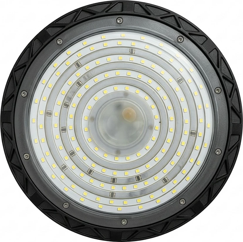 Ndriçues LED varës Synergy21 UFO, size M, me mbajtëse për sensor radar, i zi