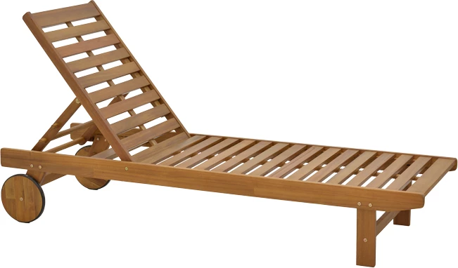 Shezlong Weylar dru akacie natyral 60x193x30