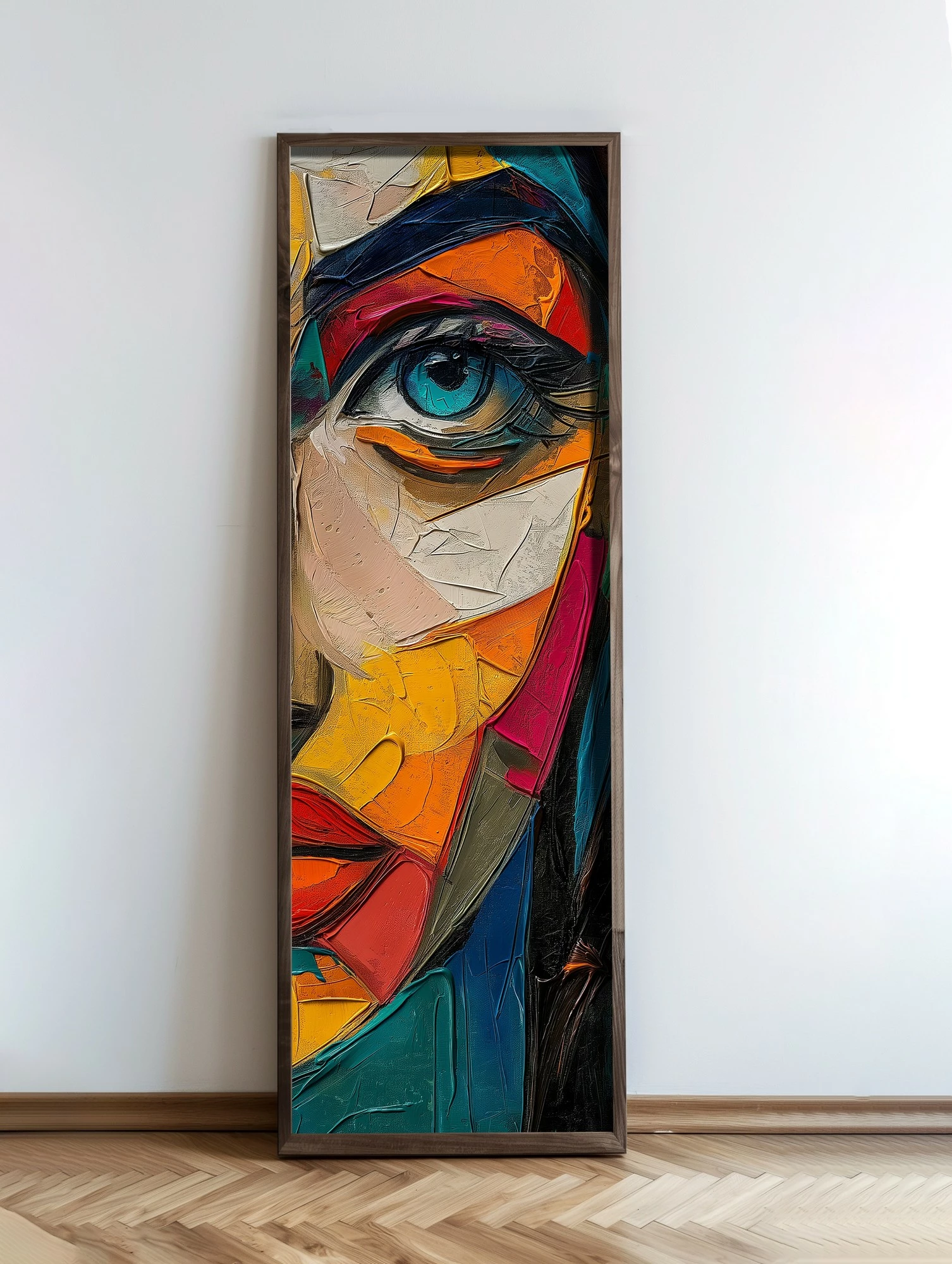 Pikturë dekorative me kornizë, MDF, shumëngjyrëshe, Wallity, EMR078, 40x120x3.5cm