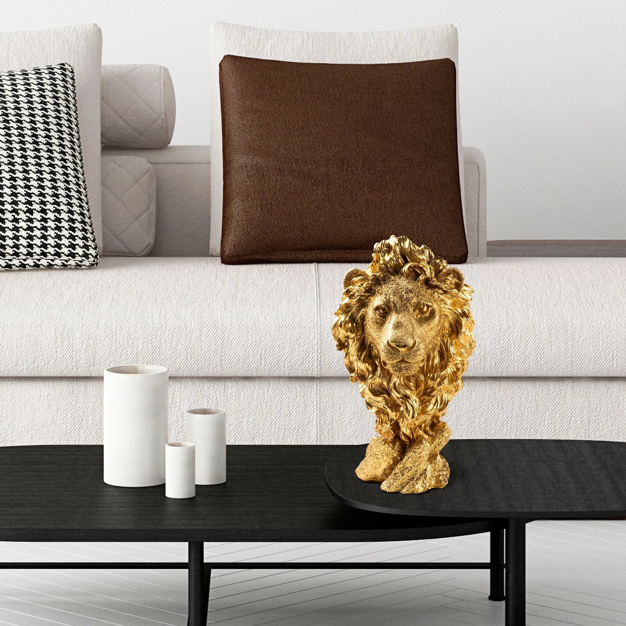 Objekt dekorativ luan, ngjyrë ari, Aberto Design