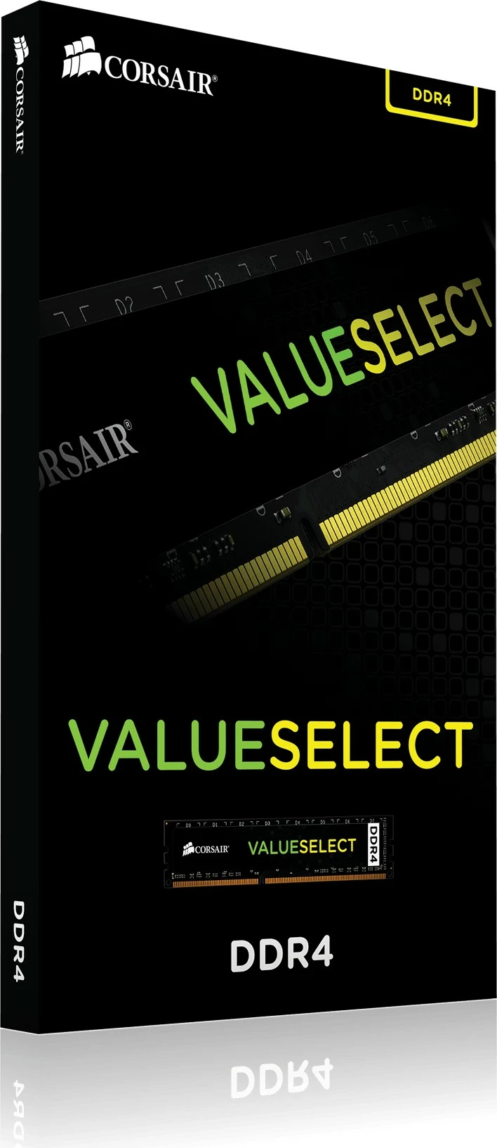 RAM Memorje Corsair Value Select 8GB DDR4 2400MHz CL16, e zezë