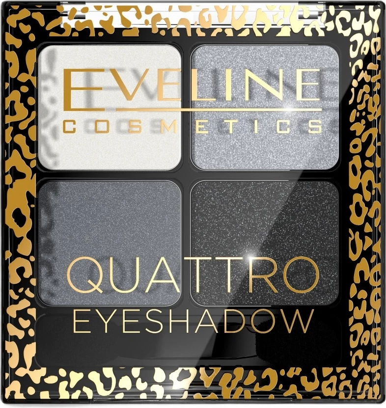 Hije për sy Eveline Cosmetics Quattro Eyeshadow 11 për femra, 4 ngjyra, 7.2g
