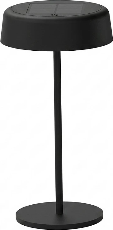 Llambë tavoline LED Synergy21 SOLAR/Akku, IP54, touch, dimmable, e zezë
