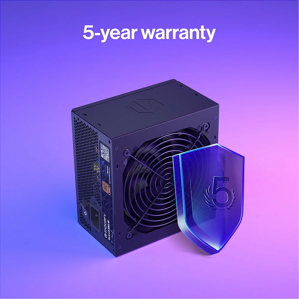 Furnizues rryme Endorfy Vero L6 650W, 80 PLUS Bronze, ATX 3.1, jo-modular, i zi