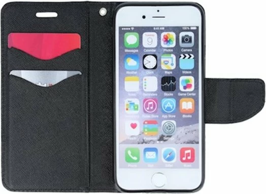 Mbështjellës HAVANA Fancy Diary MPN 13521 për iPhone 13 Pro, me rrip magnetik dhe xhepa për karta, ari/zi