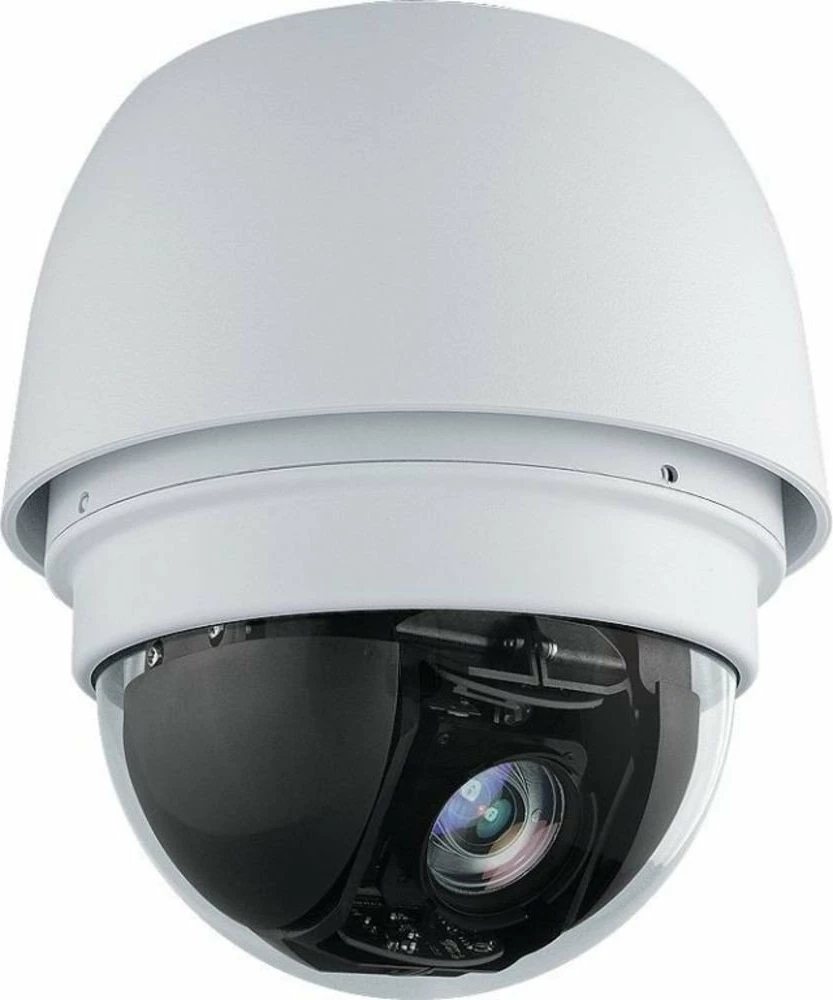 Kamerë sigurie IP Allnet ALL2299, 360° FOV, CMOS 1/2.8", zoom optik 18x + digjital 10x, montim tavan/mur, Dual Ear, e bardhë