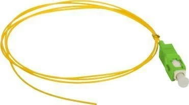 Pigtail optik ALANTEC FOI-SCA-9SM-2-G657A, SC/APC, 2m, një-modësh, e verdhë