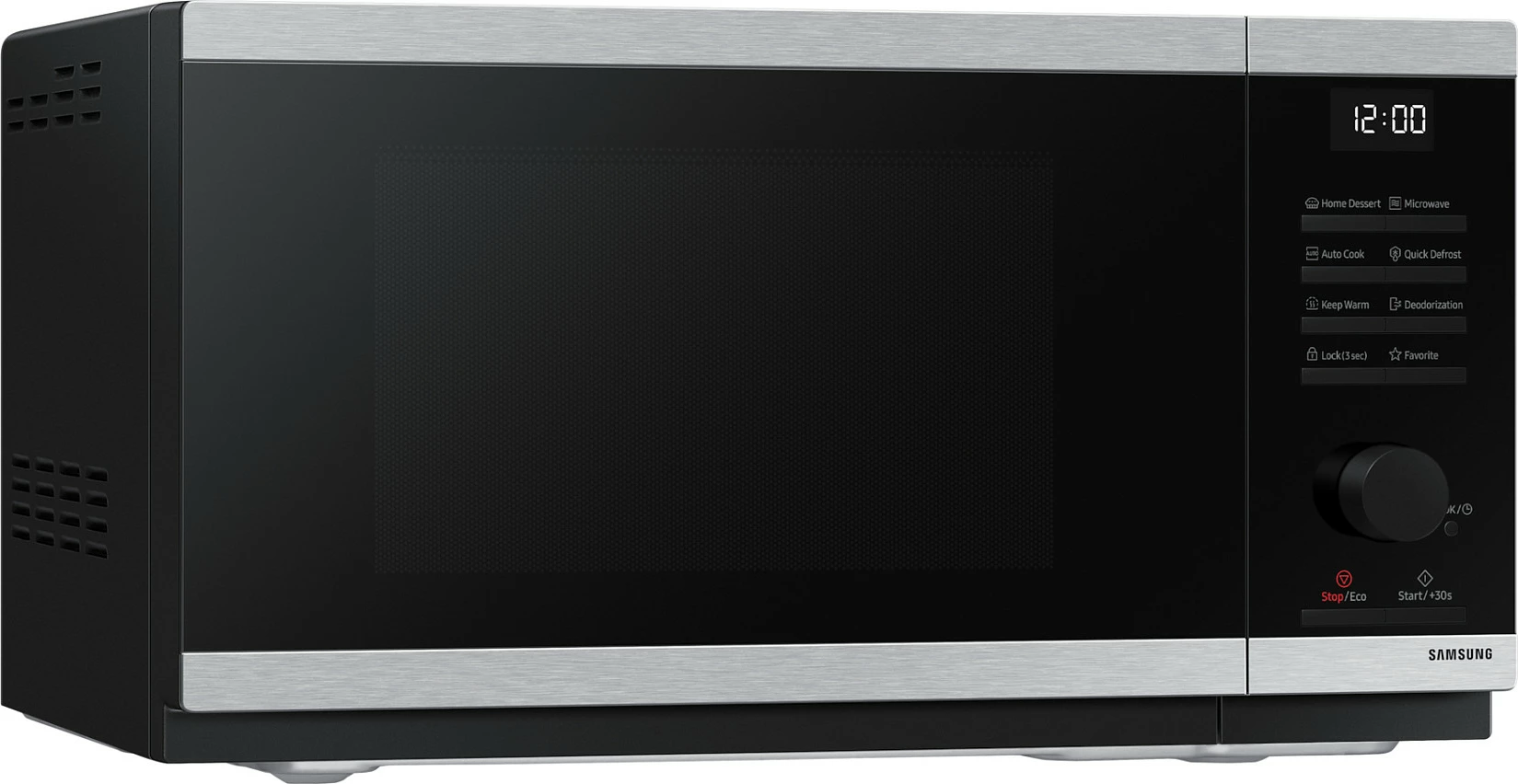 Mikrovalë Samsung MS23DG4504AT, 23 L, 800 W, inox/zezë