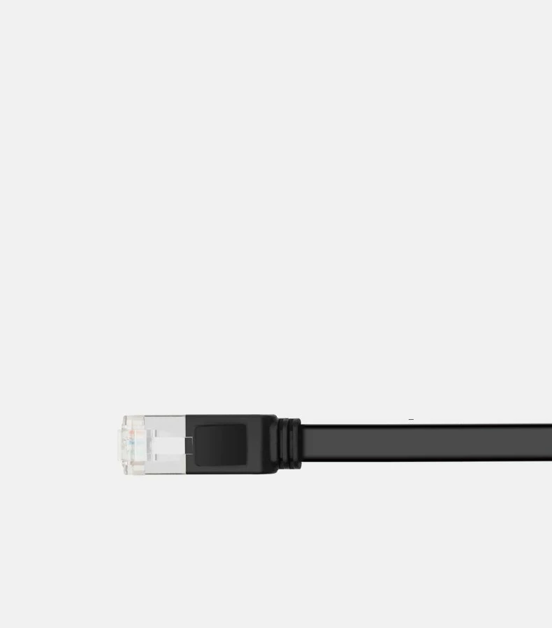 Kabllo rrjeti flat Ugreen Cat 6, RJ45, 2m, e zezë