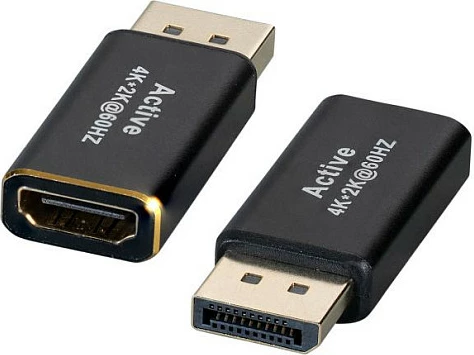 Adapter DisplayPort në HDMI EFB Elektronik EB484-4K30, 4K 30Hz, i zi