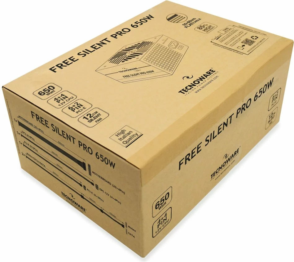 Furnizues rryme (PSU) Tecnoware FAL651FSP12 650W ATX, 80 Plus Gold